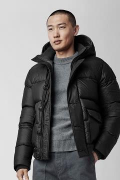 Chamarras Canada Goose Hombre Outlet - Ventoux Abrigos Black Label Negros RS4978610